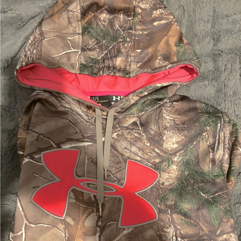 pink under armour sweater